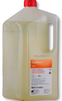 დეველოპერი Carestream GBX Developer 2x25L-ის მექანიკური დამუშავებისათვის